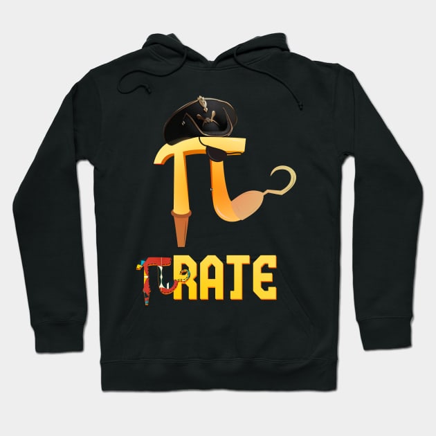 PIrate Pi funny Pirate Pi Math Pi Pun Hoodie by jaml-12